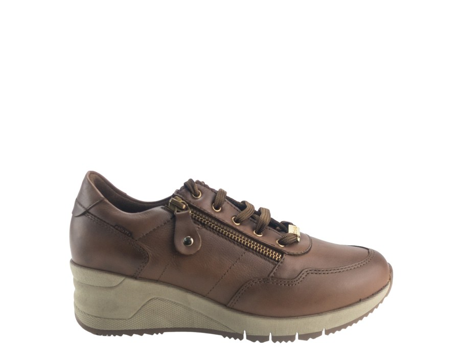Γυναικεία Ανατομικά Δερμάτινα Sneakers Ragazza 0322 Ταμπά Γυναικεία Ανατομικά Δερμάτινα Sneakers Ragazza 0322 Ταμπά