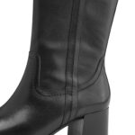 Γυναικείες Ανατομικές Δερμάτινες Μπότες Tamaris Comfort 8-85504-43 001 Μαύρο