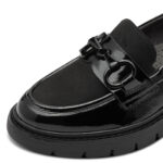 Γυναικεία Ανατομικά Δερμάτινα Μοκασίνια Tamaris Comfort 8-84315-43 098 Μαύρο