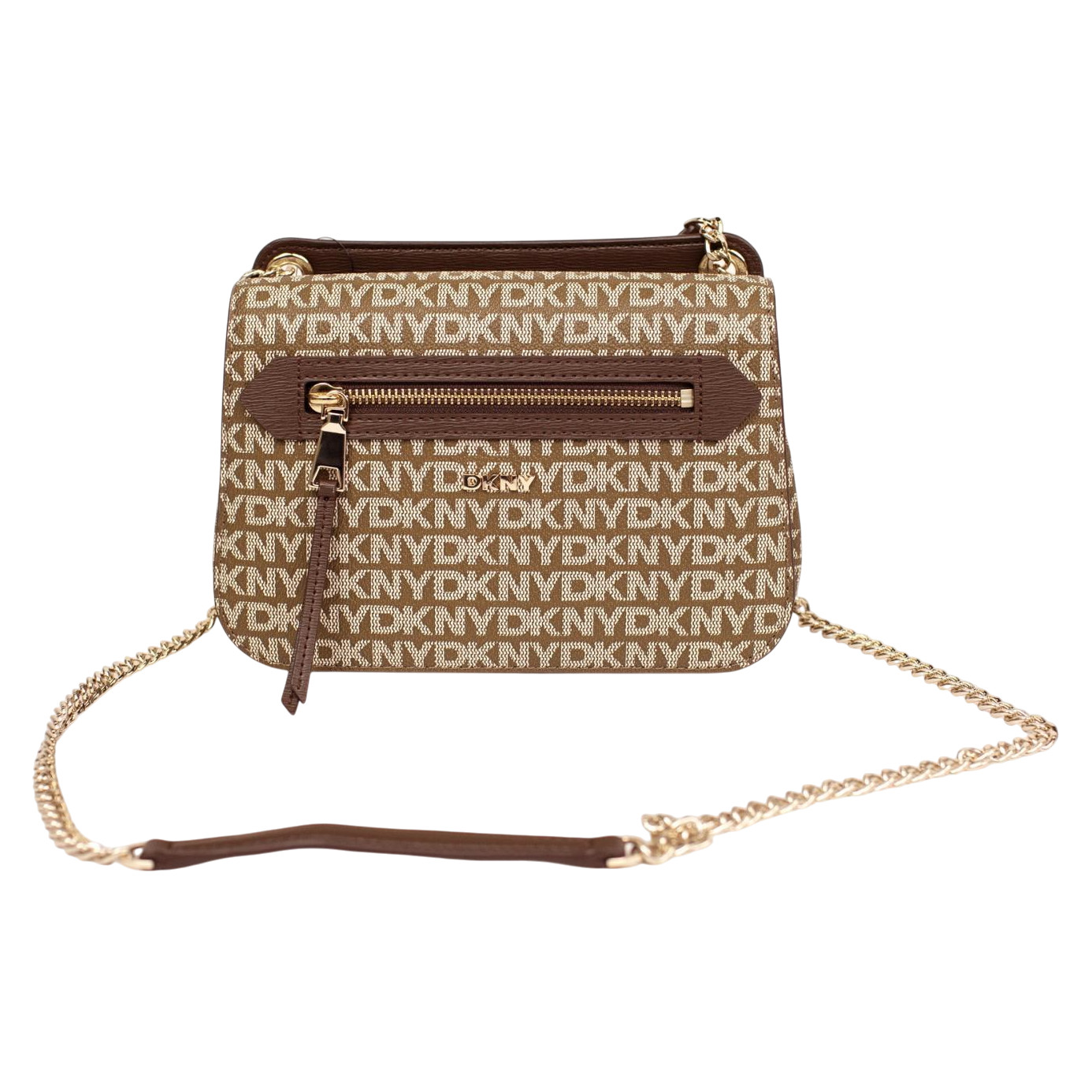 Γυναικεία Τσάντα Ώμου DKNY Bryant R5335M02-N42 Καφέ Logo Γυναικεία Τσάντα Ώμου DKNY Bryant R5335M02-N42 Καφέ Logo