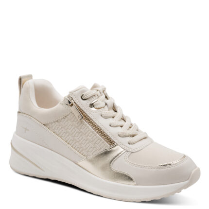 Γυναικεία Ανατομικά Sneakers Tamaris 1-23754-45 485 Ιβουάρ/Χρυσό