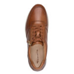 Γυναικεία Ανατομικά Δερμάτινα Sneakers Tamaris 1-23711-42 3B8 Καφέ