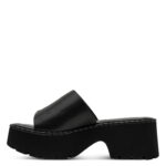 Γυναικεία Ανατομικά Δερμάτινα Mules Tamaris 1-27235-46 003 Μαύρο