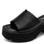Γυναικεία Ανατομικά Δερμάτινα Mules Tamaris 1-27235-46 003 Μαύρο