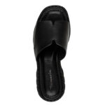 Γυναικεία Ανατομικά Δερμάτινα Mules Tamaris 1-27235-46 003 Μαύρο