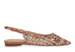 Γυναικεία Slingback Exe MIAMI-105 Μπρονζέ Πολύχρωμο Πλεκτό W492A10511L5