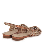 Γυναικεία Slingback Exe MIAMI-105 Μπρονζέ Πολύχρωμο Πλεκτό W492A10511L5