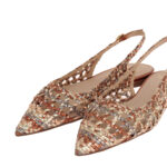 Γυναικεία Slingback Exe MIAMI-105 Μπρονζέ Πολύχρωμο Πλεκτό W492A10511L5