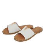 Γυναικεία Flat Σανδάλια Seven SVN!OM1120-1A Λευκό Δέρμα W439W2011652