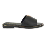 Γυναικεία Flat Σανδάλια Seven SVN!OM1120-1A Μαύρο Δέρμα W439W2011002