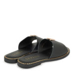 Γυναικεία Flat Σανδάλια Seven SVN!OM1120-1A Μαύρο Δέρμα W439W2011002