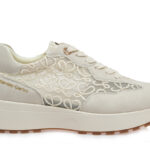 Γυναικεία Sneakers Renato Garini 418-52RG27 Μπεζ Καστόρι Δαντέλα W119R41833X2