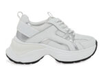 Γυναικεία Sneakers Renato Garini 2276-52RG45 Λευκό Mesh Ασιμί W119R24535A7