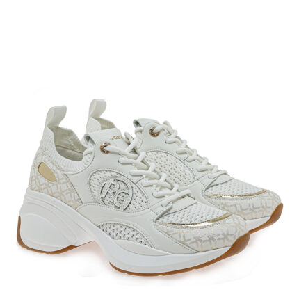 Γυναικεία Sneakers Renato Garini 2362-61RG50 Λευκό Πλατίνα Στάμπα W119R650308E