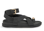 Γυναικεία Flat Σανδάλια Εxe H11876-65 Μαύρο W421A6651001