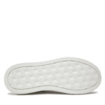 Ανδρικά Δερμάτινα Sneakers Calvin Klein Chunky Cupsole YM0YM00897 01T Λευκά