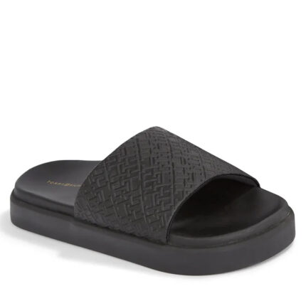 Γυναικείες Παντόφλες Tommy Hilfiger Platform Pool Slide FW0FW07855 BDS Μαύρες