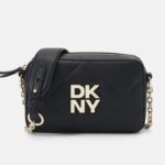 Γυναικεία Δερμάτινη Τσάντα Χιαστί DKNY Red Hook R41EBB85 BGD Μαύρη
