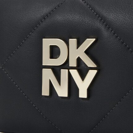 Γυναικεία Δερμάτινη Τσάντα Χιαστί DKNY Red Hook R41EBB85 BGD Μαύρη