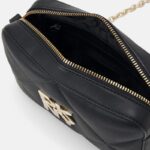 Γυναικεία Δερμάτινη Τσάντα Χιαστί DKNY Red Hook R41EBB85 BGD Μαύρη