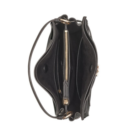 Γυναικεία Δερμάτινη Τσάντα Ώμου DKNY Buswick Shoulder Bag R413KB93 BGD Μαύρη