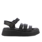 Γυναικεία Ανατομικά Πέδιλα Flatforms Ragazza 01232 Μαύρα