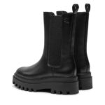 Γυναικεία Δερμάτινα Μποτάκια Calvin Klein Chelsea Boot YW0YW01542 0GJ Μαύρα
