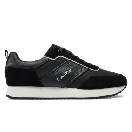 Ανδρικά Δερμάτινα Sneakers Calvin Klein HM0HM01554 0GS Μαύρα