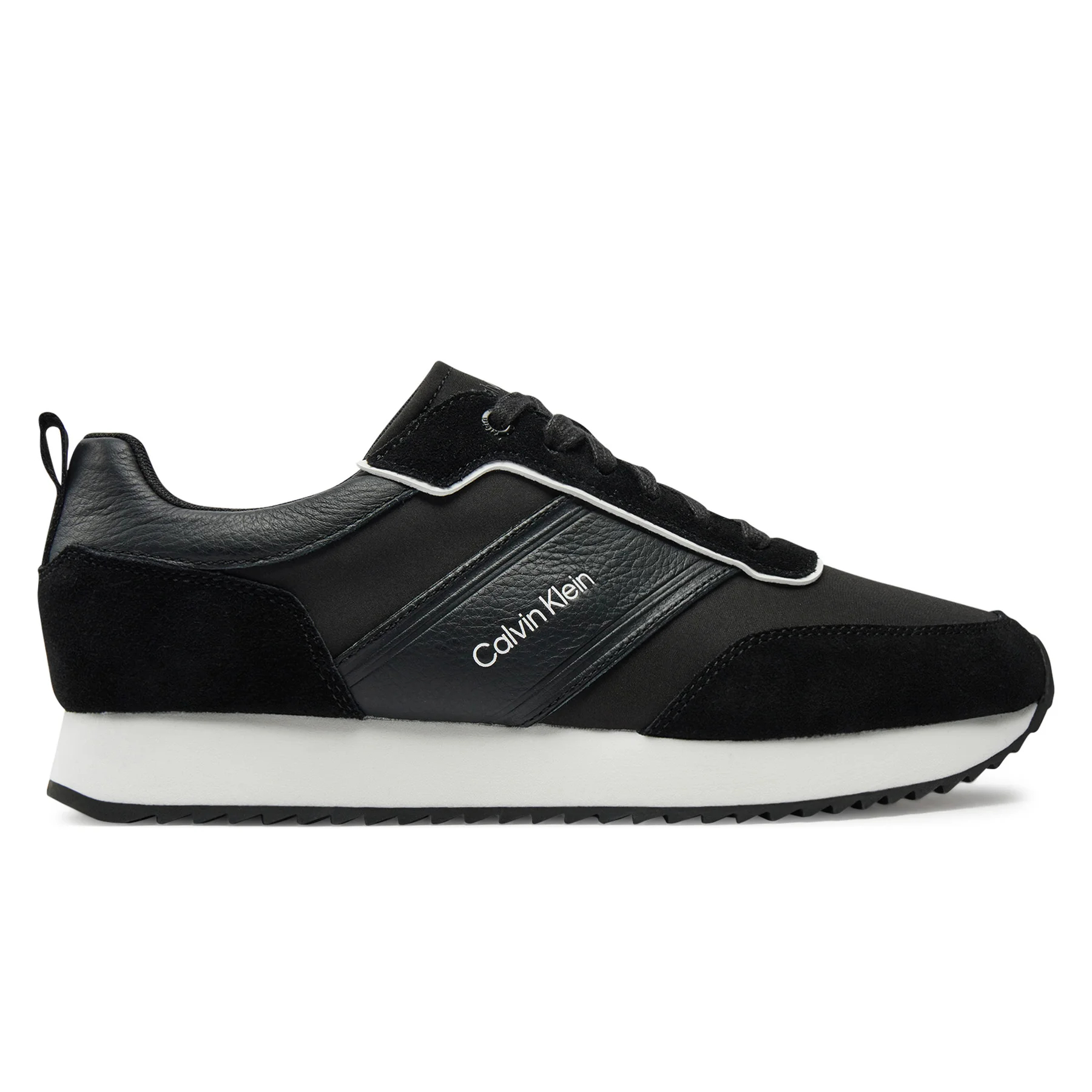 Ανδρικά Δερμάτινα Sneakers Calvin Klein HM0HM01554 0GS Μαύρα Ανδρικά Δερμάτινα Sneakers Calvin Klein HM0HM01554 0GS Μαύρα