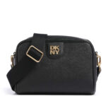 Γυναικεία Δερμάτινη Τσάντα Χιαστί DKNY R43EKV85 Μαύρη