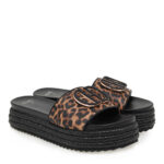 Γυναικεία Flatforms Exe H7082B-23 Λεοπάρ Μαύρο U421A223378G