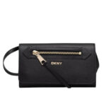 Γυναικεία Δερμάτινη Τσάντα Χιαστί DKNY Bryant R52E3K47-BGD Μαύρη