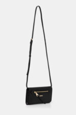 Γυναικεία Δερμάτινη Τσάντα Χιαστί DKNY Bryant R52E3K47-BGD Μαύρη