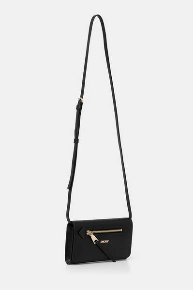 Γυναικεία Δερμάτινη Τσάντα Χιαστί DKNY Bryant R52E3K47-BGD Μαύρη