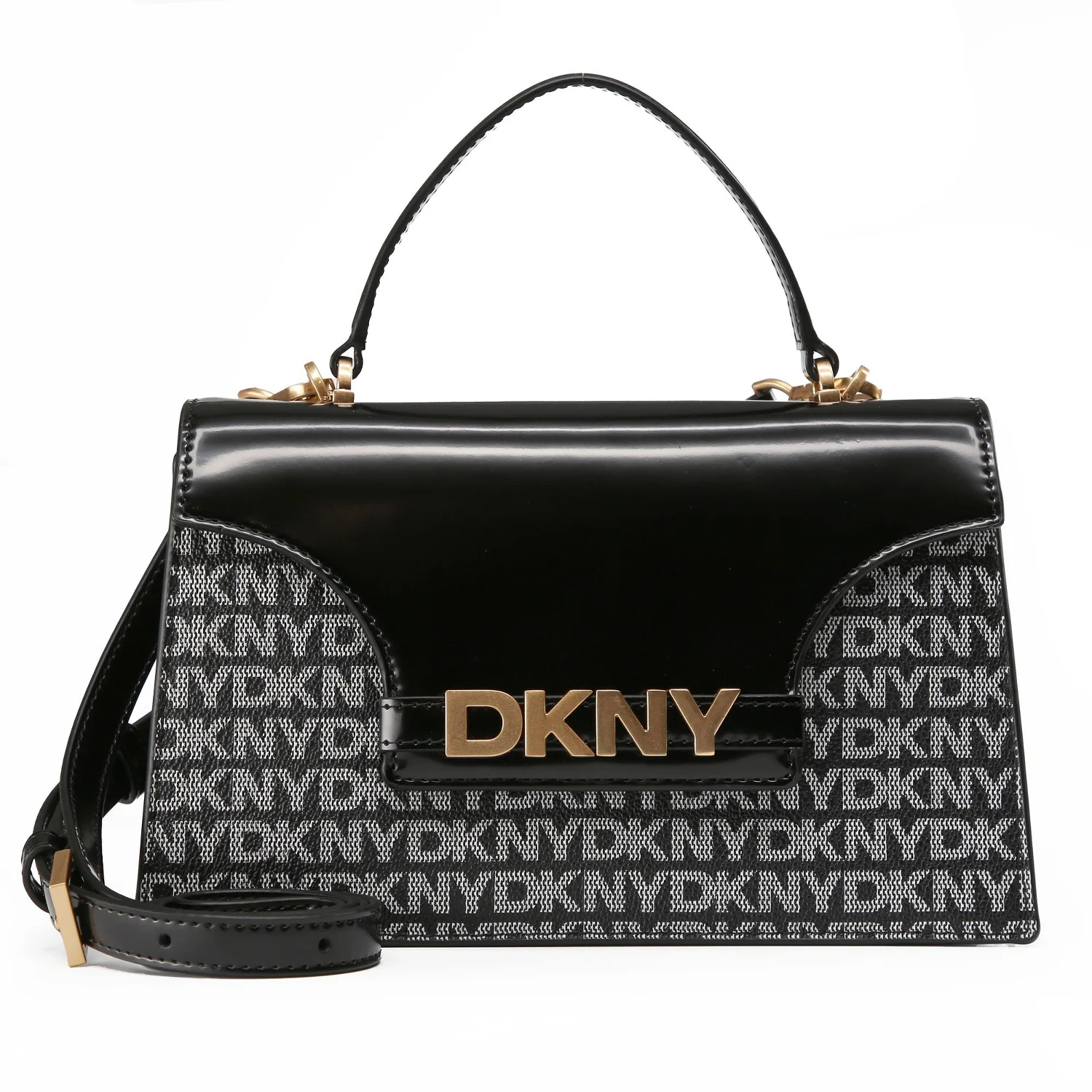 Γυναικεία Τσάντα Χειρός Ώμου DKNY R52N5J32-XLB Μαύρο Logo Γυναικεία Τσάντα Χειρός Ώμου DKNY R52N5J32-XLB Μαύρο Logo