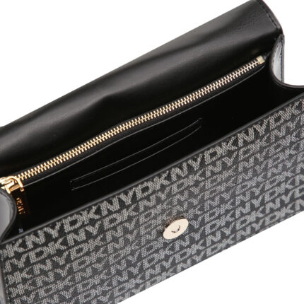 Γυναικεία Τσάντα Χειρός Ώμου DKNY R52N5J32-XLB Μαύρο Logo