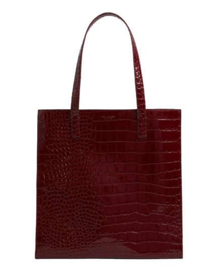 Γυναικεία Τσάντα Ώμου Ted Baker Wenella Large Icon 281942-Wine Λουστρίν