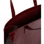 Γυναικεία Τσάντα Ώμου Ted Baker Wenella Large Icon 281942-Wine Λουστρίν