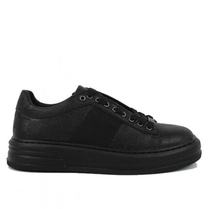 Ανδρικά Sneakers Renato Garini Garda-683 Μαύρο Στάμπα V57006832S41