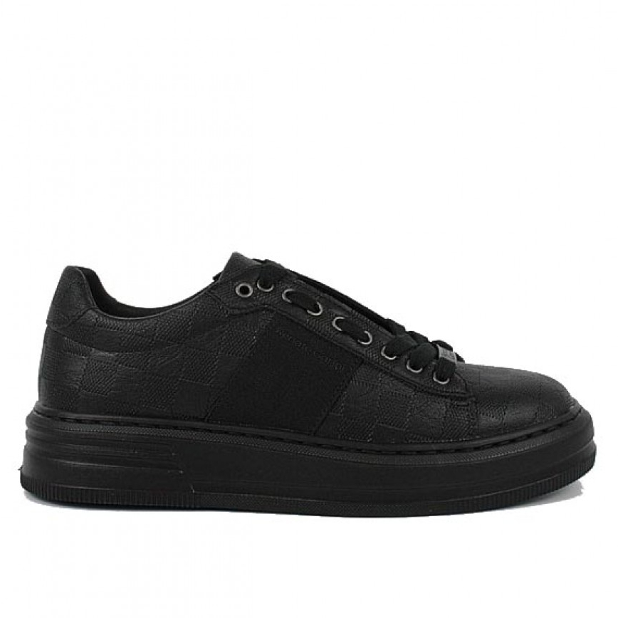 Ανδρικά Sneakers Renato Garini Garda-683 Μαύρο Στάμπα V57006832S41 Ανδρικά Sneakers Renato Garini Garda-683 Μαύρο Στάμπα V57006832S41