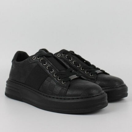 Ανδρικά Sneakers Renato Garini Garda-683 Μαύρο Στάμπα V57006832S41
