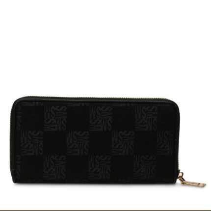 Γυναικείο Πορτοφόλι Steve Madden Bemi Black/Gold Large Ziparound