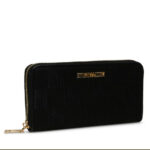 Γυναικείο Πορτοφόλι Steve Madden Bemi Black/Gold Large Ziparound