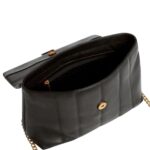 Γυναικεία Δερμάτινη Τσάντα Ώμου Steve Madden Anileah 281813-BLACK Μαύρη