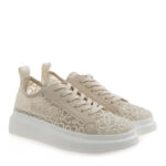 Γυναικεία Sneakers Renato Garini 66-61RG18 Μπεζ Δαντέλα