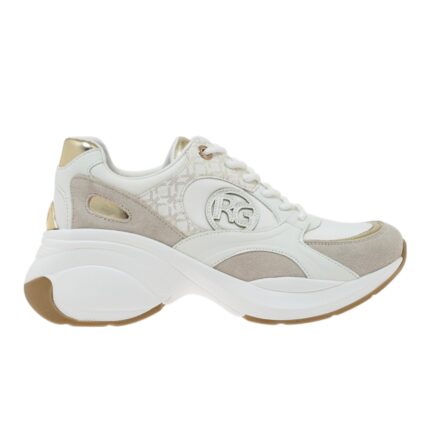 Γυναικεία Sneakers Renato Garini 2362-61RG51 Λευκό Πάγο Πλατίνα Στάμπα W119R65134W2