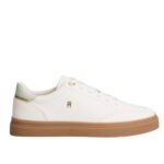 Γυναικεία Δερμάτινα Sneakers Tommy Hilfiger FW0FW09400-01T Λευκά