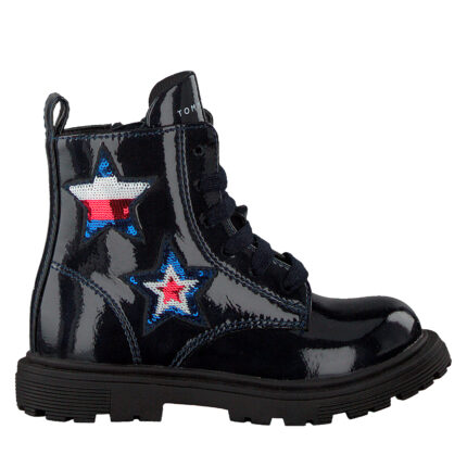 Παιδικά Μποτάκια Tommy Hilfiger Κορίτσι Lace-Up Bootie T3A5-30836-1026 Μπλε (28-34)