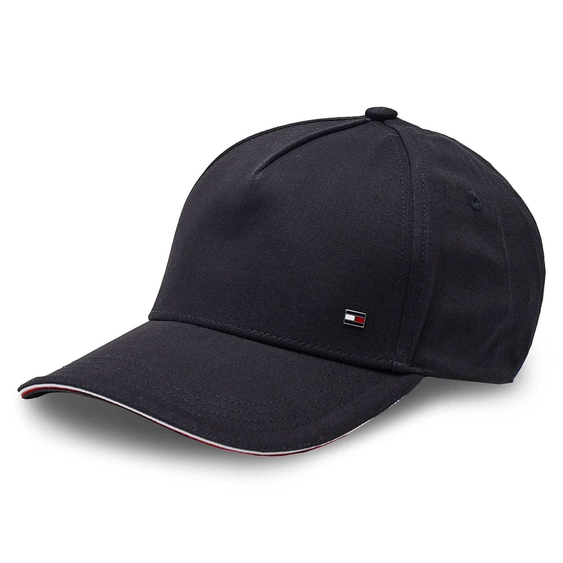 Ανδρικό Καπέλο Tommy Hilfiger Jockey Elevated Corporate AM0AM10864 BDS Μαύρο Ανδρικό Καπέλο Tommy Hilfiger Jockey Elevated Corporate AM0AM10864 BDS Μαύρο