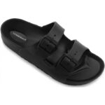 Γυναικείες Παντόφλες Lumberjack Holiday SWG3206-001 CB001 Mαύρες
